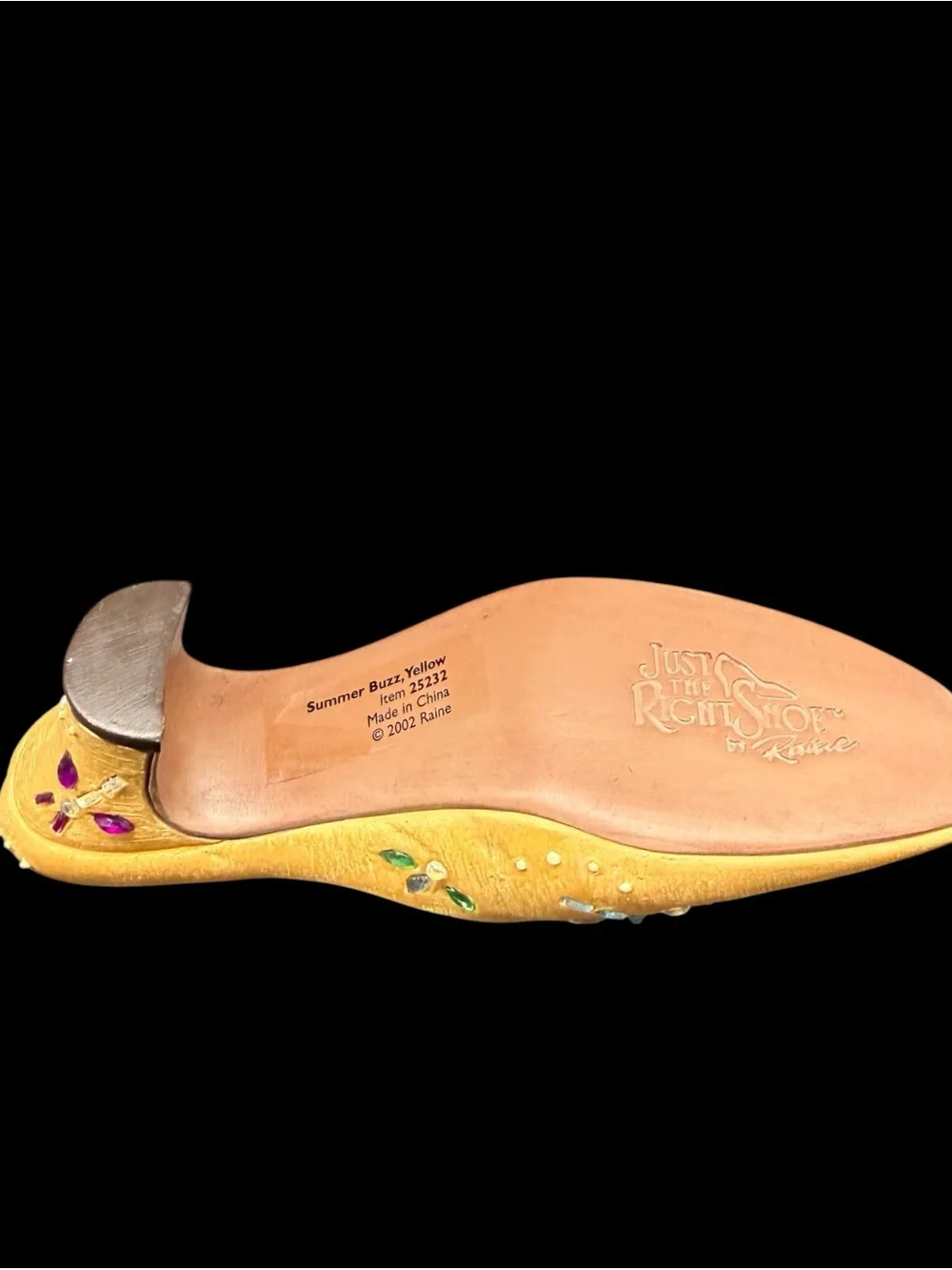 Summer Buzz Yellow Just The Right Shoe Raine Willitts 25232 2002 Figure Complete